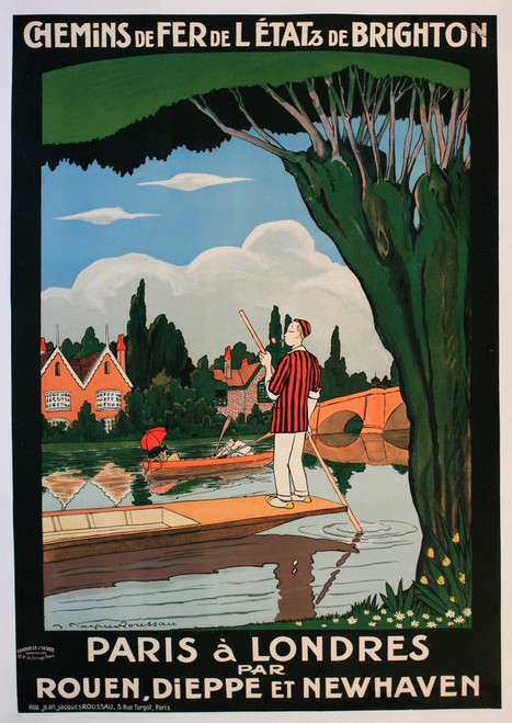 Poster  Railway Service From Paris To London Poster Print By Mary Evans Picture Library/Onslow Auctions Limited - Item # VARMEL10948544