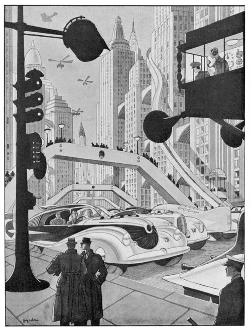 Streets Of Tomorrow Poster Print By Mary Evans Picture Library - Item # VARMEL10130317