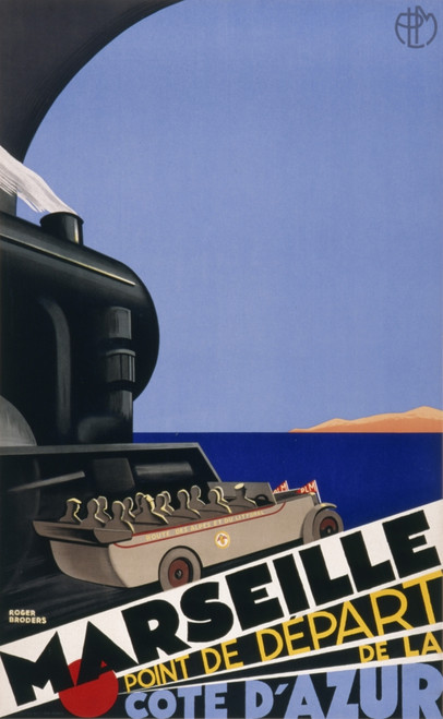 Marseille Poster Poster Print By Mary Evans Picture Library/Onslow Auctions Limited - Item # VARMEL10272328
