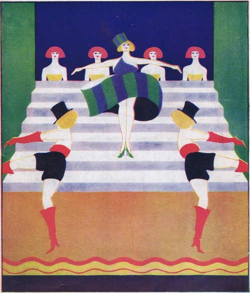 Art Deco Cover For Theatre World  April 1925 Poster Print By Mary Evans / Jazz Age Club Collection - Item # VARMEL10507304