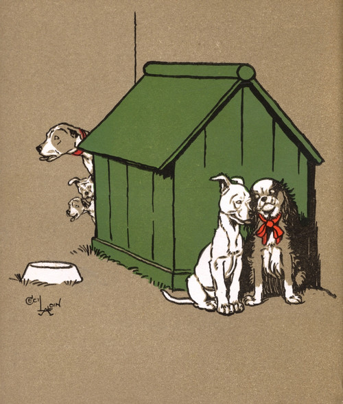 Illustration By Cecil Aldin  Puppy Tails Poster Print By Mary Evans Picture Library - Item # VARMEL10981417