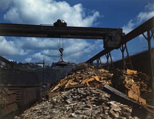 Recycling Scrap Steel During World War Ii At The Allegheny Ludlum Steel Corporation In Brackenridge History - Item # VAREVCHISL021EC049