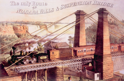 The Niagara Falls Suspension Bridge History - Item # VAREVCS4DNEYOEC020