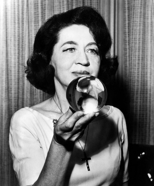 Astrologer And Psychic Jeane Dixon Holding A Crystal Ball. Courtesy Csu ArchivesEverett Collection. History - Item # VAREVCPBDJEDICS001