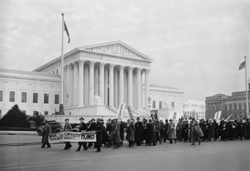 Wpa Protest March In Front Of The U.S. Supreme Court History - Item # VAREVCHISL035EC726