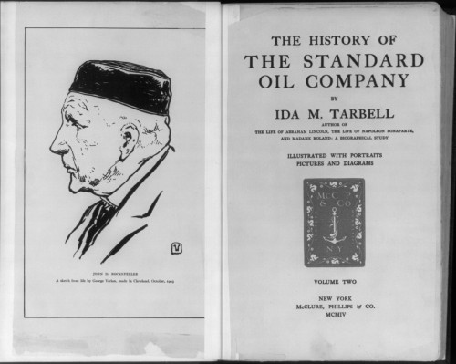 Title Page Of The History Of The Standard Oil Company By Ida M. Tarbell. History - Item # VAREVCHISL012EC137