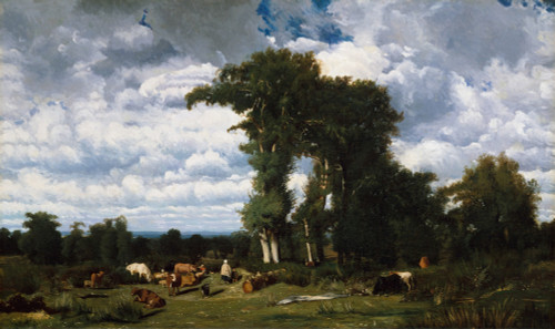 Landscape With Cattle At Limousin Fine Art - Item # VAREVCHISL045EC272
