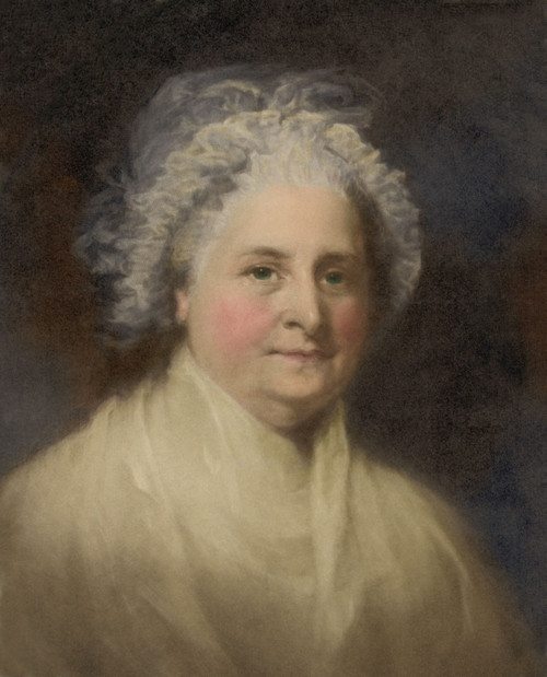Martha Washington In 1796 Portrait By Gilbert Stuart. George Washington Was Then In His Second Term As President History - Item # VAREVCHISL043EC689