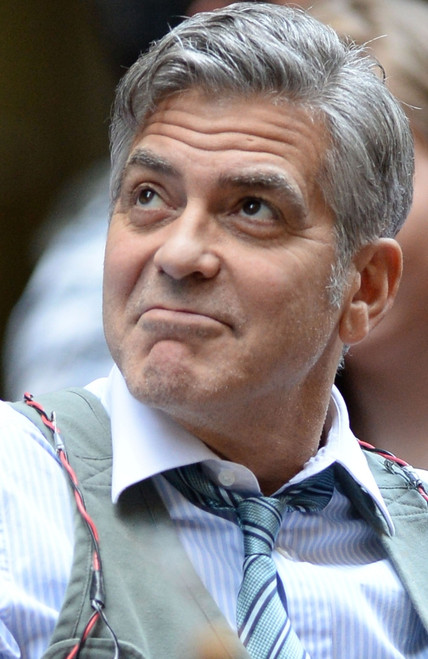 George Clooney On Location For Money Monster Movie Shoot, , New York, Ny April 18, 2015. Photo By Kristin CallahanEverett Collection Celebrity - Item # VAREVC1518A10KH028