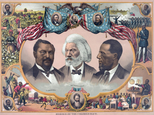 Heroes Of The Colored Race Blanche Bruce History - Item # VAREVCHISL003EC065