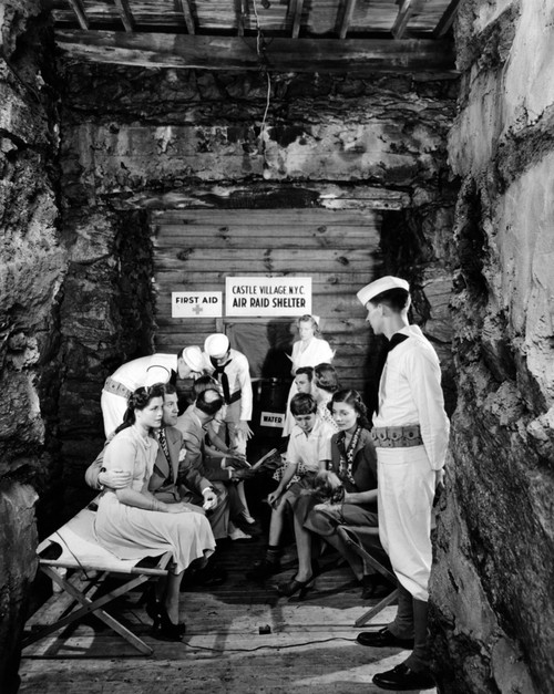 New York City'S' First World War Ii Air Raid Shelter. It Is A Total Bomb-Proof Shelter In A 100 Foot High Solid Rock Cliff Near Castle Village History - Item # VAREVCCSUA001CS642