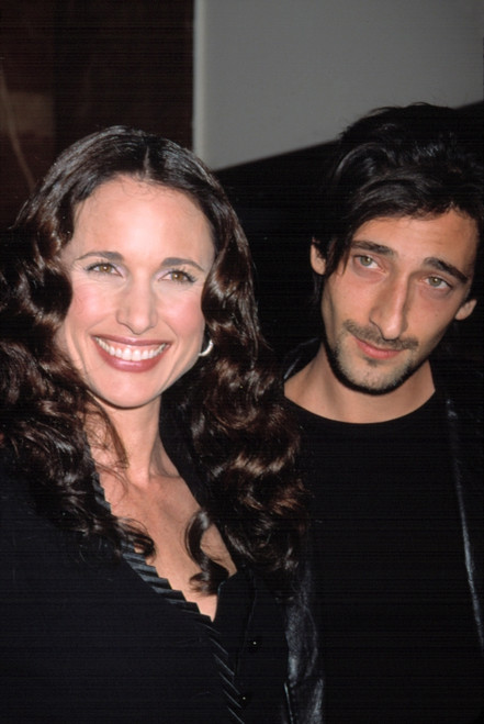 Andie Macdowell And Adrien Brody At Premiere Of Harrison'S Flowers, Ny 3122002, By Cj Contino Celebrity - Item # VAREVCPSDANMACJ007