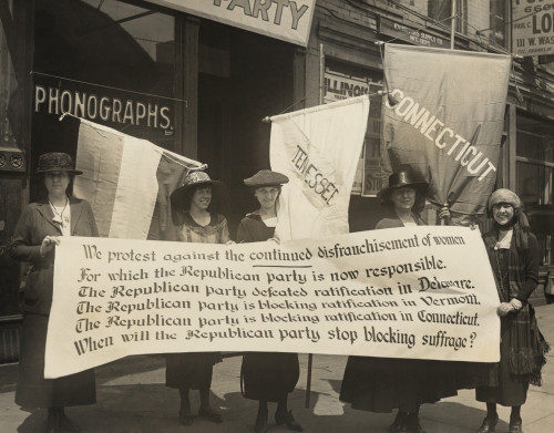 National Women'S Party Members Picketing The Republican Convention History - Item # VAREVCHISL018EC006