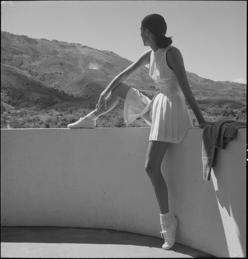 Woman Wearing Tennis Outfit History - Item # VAREVCHCDLCGAEC125