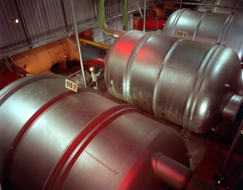Huge Compressors And Converters At The Atomic Energy Commission'S Oak Ridge Gaseous Diffusion Plant. Ca. 1972 History - Item # VAREVCHISL037EC425