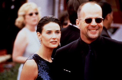 Demi Moore, Bruce Willis At The Emmy Awards, 1997 Celebrity - Item # VAREVCPSDDEMORH001