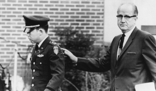 Lt. William Calley Leaves A Military Court With His Chief Civilian Attorney History - Item # VAREVCCSUB001CS372