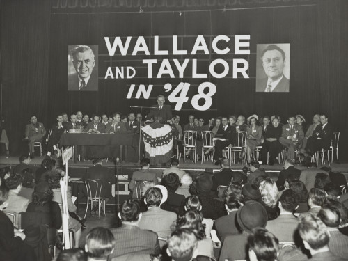 Henry Wallace For President Rally New York City History - Item # VAREVCHISL038EC535