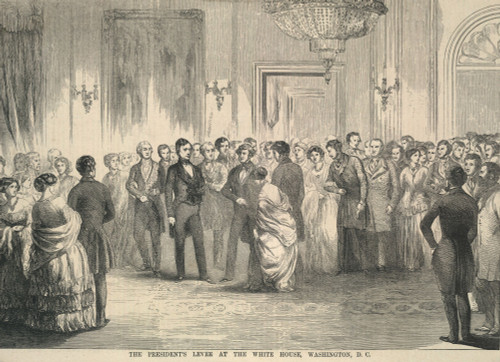 President Franklin Pierces Inaugural Celebration At The White House History - Item # VAREVCHISL043EC709