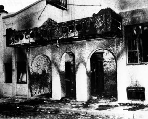 Coconut Grove Nightclub Fire. The Charred Exterior Of Club Morning After The Fire That Killed 492 On Nov. 28 History - Item # VAREVCCSUA001CS632