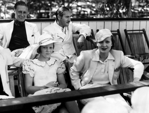 Rudolph Sieber And Josef Von Sternberg With Marlene Dietrich And Her Daughter History - Item # VAREVCPBDMADICS002