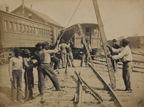 African American Work Crew In Northern History - Item # VAREVCHISL009EC135