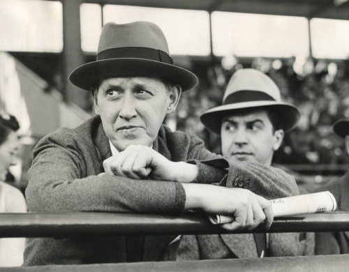Secretary Of Commerce Harry Hopkins Watching A Washington-Yankee Ball Game. April 29 History - Item # VAREVCCSUB001CS825