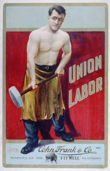 The Words 'Union Labor' Are Prominently Displayed On An Advertisement For Cohn History - Item # VAREVCHISL021EC271