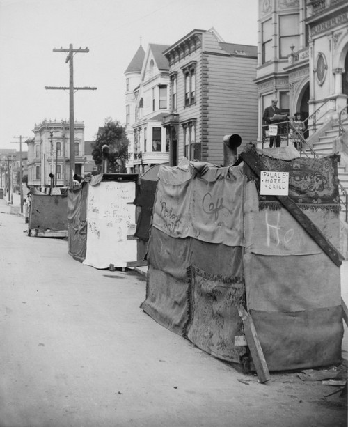 Temporary Shelters In Street After The April 18 History - Item # VAREVCHISL046EC206