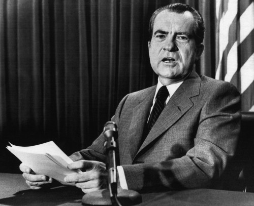 1971 Us Presidency. President Richard Nixon Announcing Supreme Court Justice Nominees Lewis Powell And William Rehnquist History - Item # VAREVCPBDRINIEC058