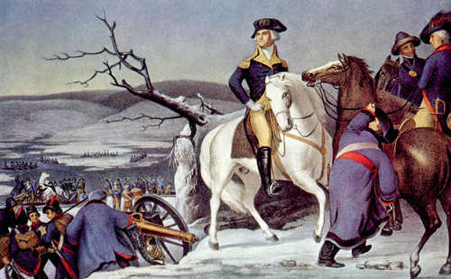 General George Washington Crossing The Delaware River On The Eve Of The Battle Of Trenton History - Item # VAREVCH4DREWAEC030