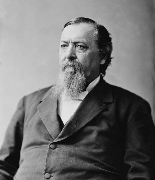 Marcus Alonzo Hanna 1837-1904 Earned His Fortune In The Coal And Iron Industries And Entered In Republican Politics In The 1880S. He Was The Power Behind William Mckinley'S Election In 1896. Portrait Ca. 1875. History - Item # VAREVCHISL024EC067