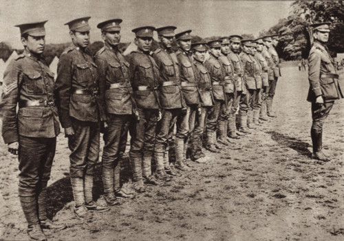 Mohawk Indians Serving With The Canadian Corps On The Western Front In Ww1. 1914-18. History - Item # VAREVCHISL034EC979