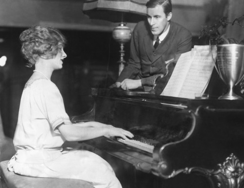 Bill Tilden Rehearsing With His Leading Lady History - Item # VAREVCCSUB002CS282