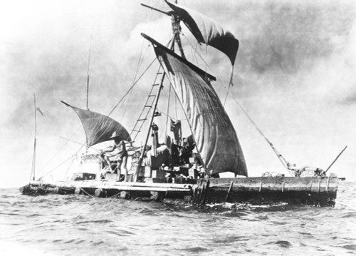 Norwegian Thor Heyerdahl'S Balsa Raft History - Item # VAREVCCSUB002CS104