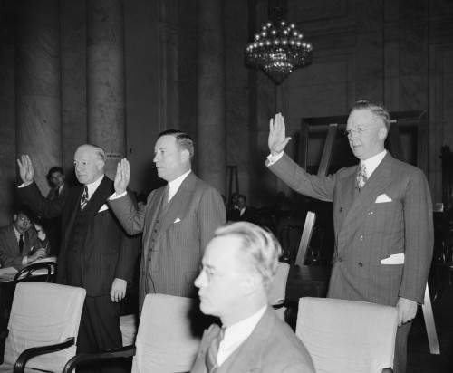 Steel Executives Sworn In Before Monopoly Committee History - Item # VAREVCHISL035EC598