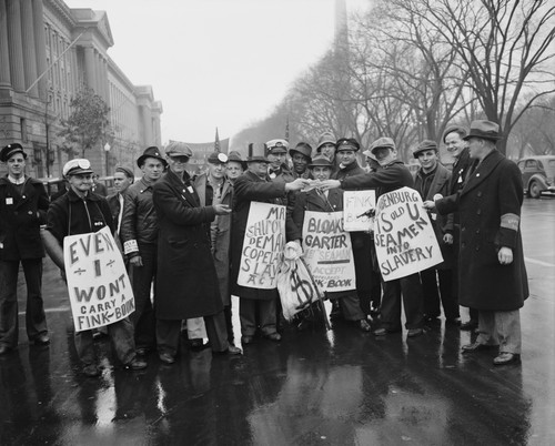 Seamen Protest Against The Copeland Safety-At-Sea Act. Jan. 18 History - Item # VAREVCHISL035EC370