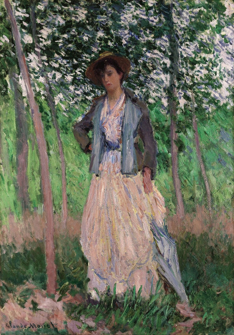 The Stroller By Claude Monet Fine Art - Item # VAREVCHISL044EC616