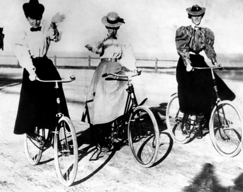 Women Riding Bicycles History - Item # VAREVCHBDCYCLCS003