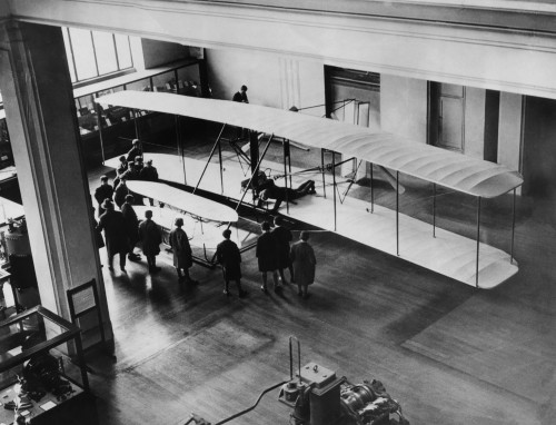 The Orville Wright Plane On Exhibition At The Science Museum In London History - Item # VAREVCHBDAIRPEC007