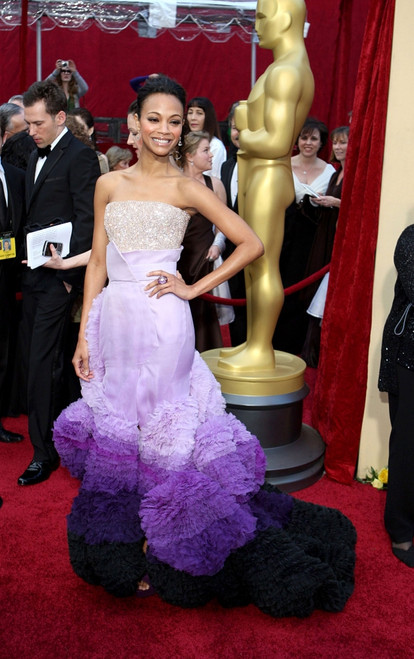 Zoe Saldana At Arrivals For 82Nd Annual Academy Awards Oscars Ceremony - Arrivals, The Kodak Theatre, Los Angeles, Ca March 7, 2010. Photo By Emilio FloresEverett Collection - Item # VAREVC1007MRHII018