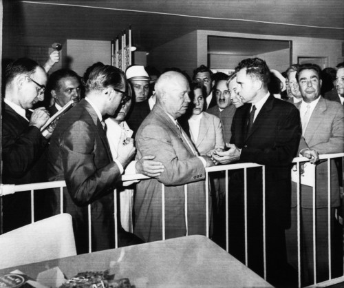 Nixon Vice Presidency. Soviet Premier Nikita Khruschev With Vice President Richard Nixon History - Item # VAREVCPBDRINIEC168