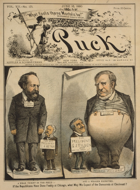 1880 Presidential Election Cartoon History - Item # VAREVCHISL006EC150 1880 Presidential Election Cartoon History - Item # VAREVCHISL006EC150