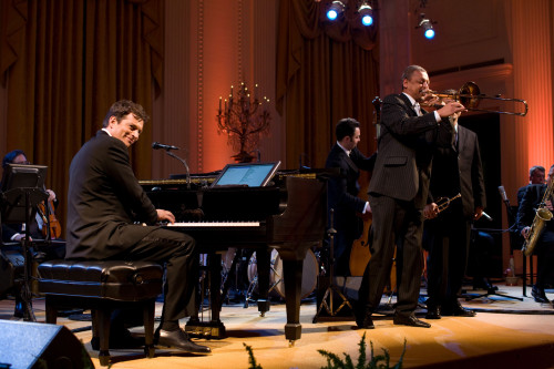 Harry Connick Jr. And His Big Band Perform During The Governors Ball In The White House East Room Feb. 21 2010. History - Item # VAREVCHISL026EC012
