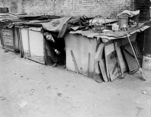 A Man Living In A Shack Off Broadway History - Item # VAREVCSBDNEYOCS030