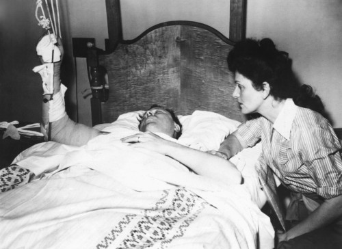 Labor Leader Walter Reuther In Hospital After An Attempted Assassination. His Wife History - Item # VAREVCCSUB001CS697