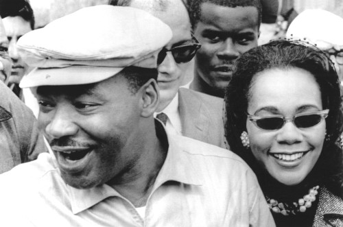 Martin Luther King Jr. And Coretta Scott King On The Selma-To-Montgomery Freedom March History - Item # VAREVCPBDMALUCS002
