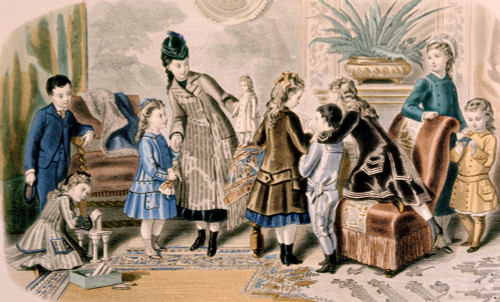 Hand-Colored Engraving From 'La Mode Illustre' History - Item # VAREVCH4DFASHEC007