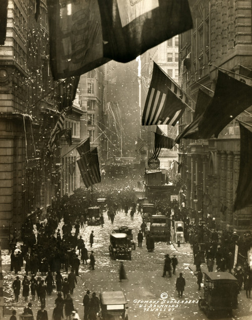 Old Glory. Flags Wave Over Wall Street History - Item # VAREVCHCDLCGBEC424