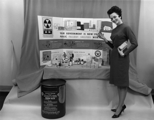 Us Government Promoted Building And Stocking Family Fallout Shelters. President Kennedy Recommended All Americans Have Access To A Fallout Shelters In An October 1961 Speech. History - Item # VAREVCHISL034EC202